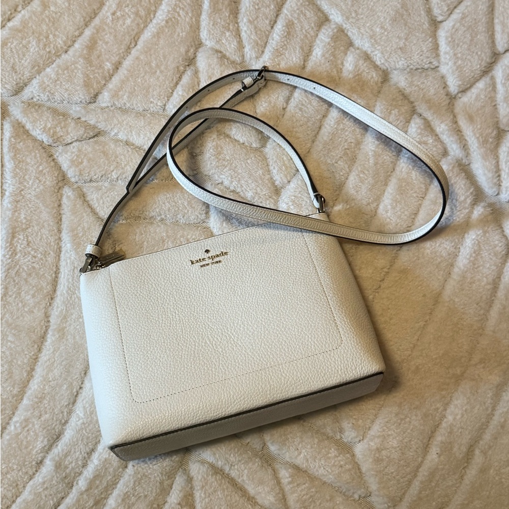 NWT Kate Spade Leila Medium Crossbody - Meringue